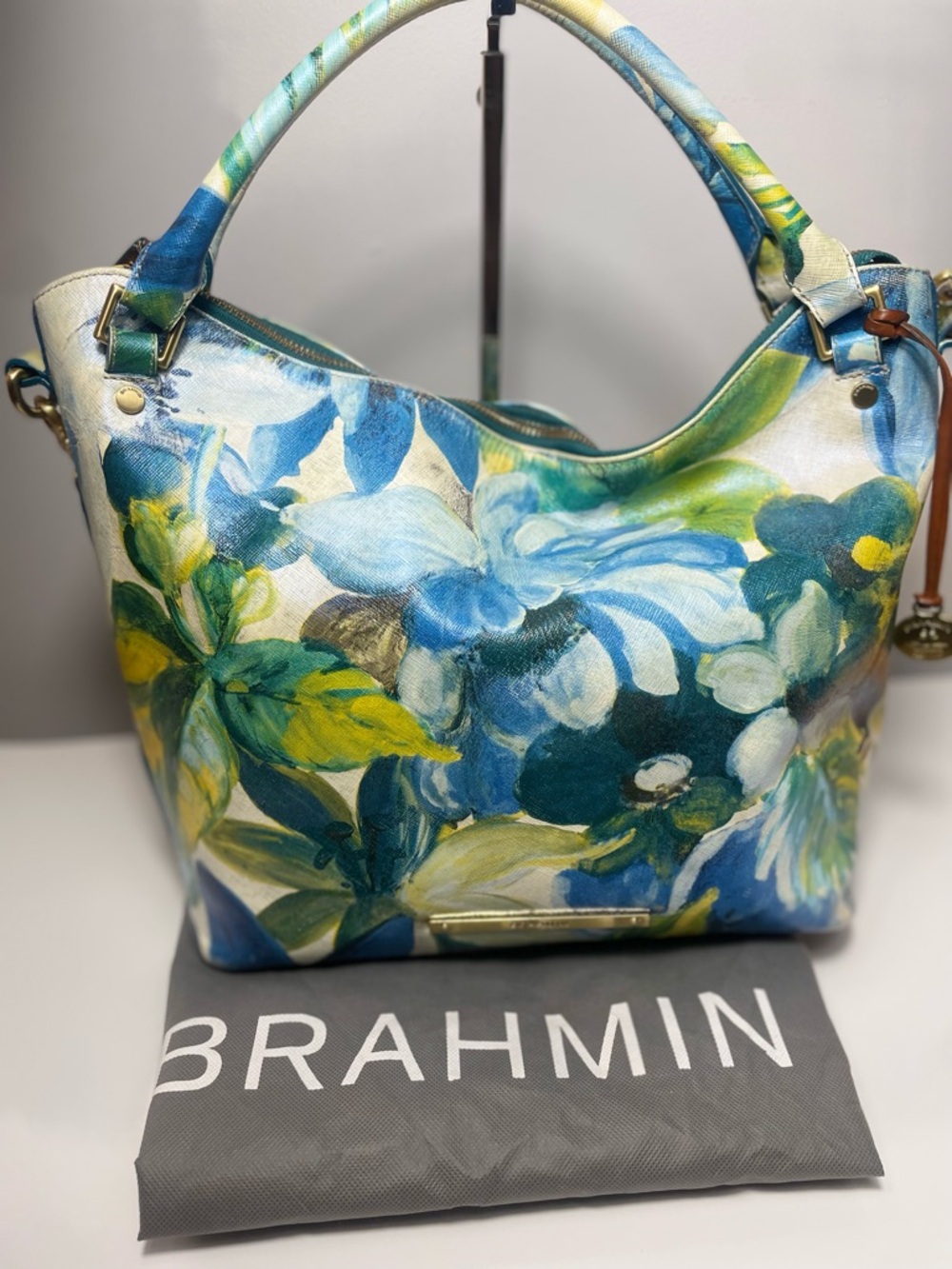 Brahmin Norah Fiji Leather Shoulder Handbag